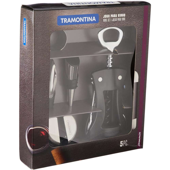 Tramontina Fphila Harmoniza Winged Corkscrew 5pc Commercial