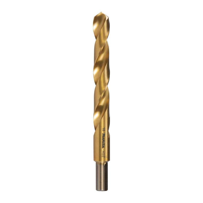 Makita HSS-G Reduced Shank Drill Bit 18mm x 1/2" SHK