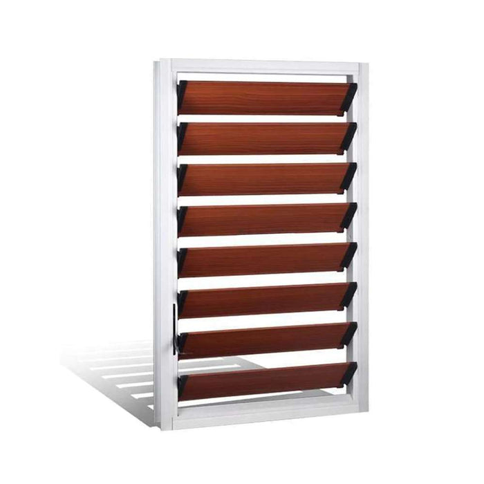 Wind Louvre Blade Alu 6" x 5mm x 5.8m Timber w/ Backing Rubber