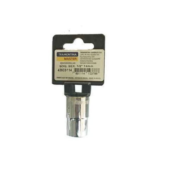 Tramontina Pro Socket Hex 1/2" DR x 14mm x 6PT