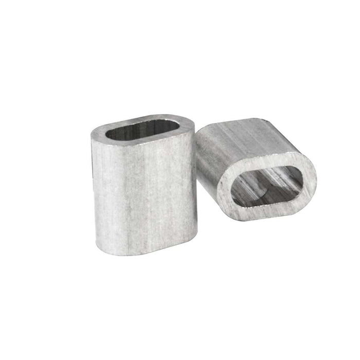 Fixworx Crimp Oval for Cable & Wire Rope M8 2pc Alum