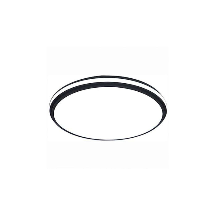 Liper LED Surface Light 50W Black Round Edge Weatherproof IP65