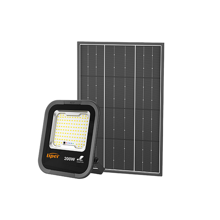 Liper LED Solar Flood Light 200W Weatherproof IP65