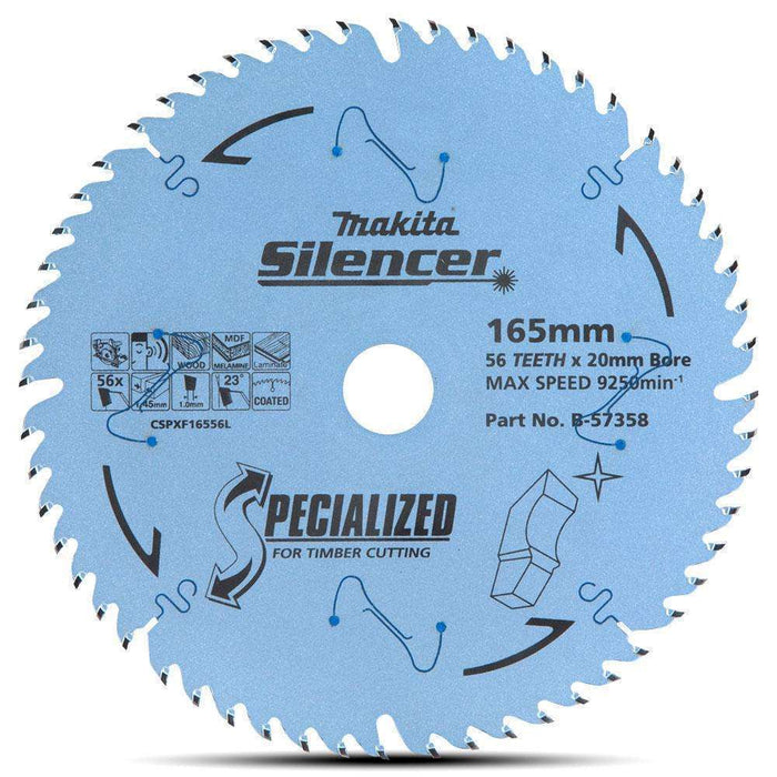 Makita Efficut Circular Saw Blade 165mm x 56T