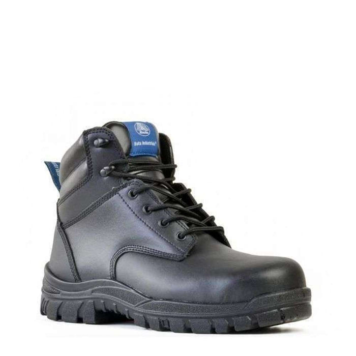 Bata Saturn Ankle Safety Boot-Lace Up Black US6