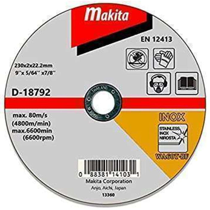 Makita Stainless Steel Cutting Disc 100 x 16mm