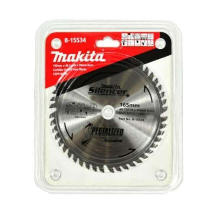 Makita Plunge Cutter Blade 165mm x 48T Carbide Tip