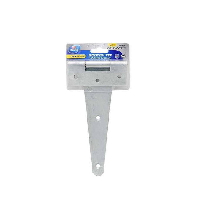 Zenith Tee Hinges 200mm (8") Heavy Duty (Scotch) Galv