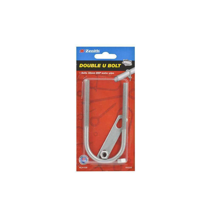Zenith U Bolt Double 38mm Galv
