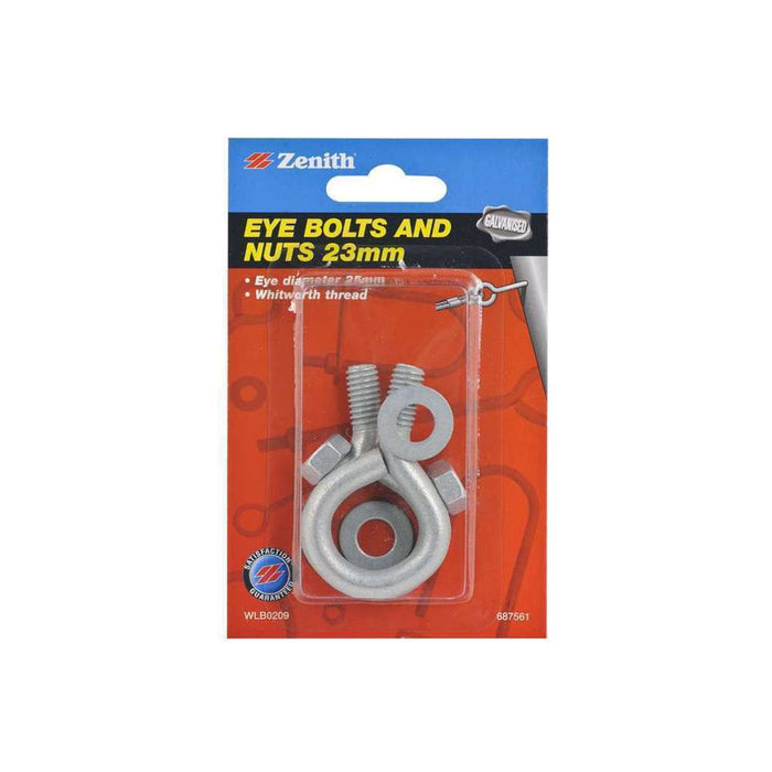 Zenith Eye Bolt 63 x 25 x 9.2mm Galv