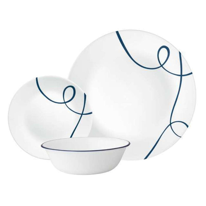 Classic Mystic Gray Dinner Set 12pc