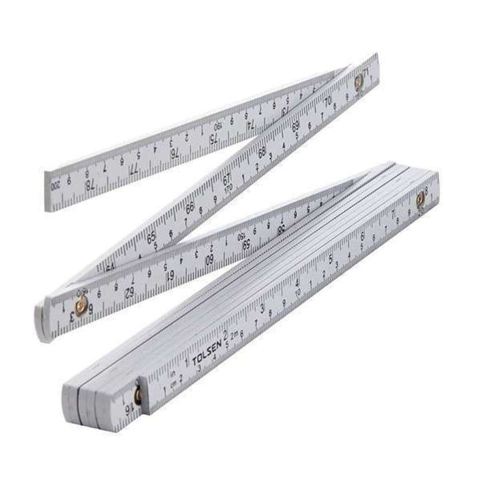 Tolsen Ruler Folding Straight ABS Body Spring 2m