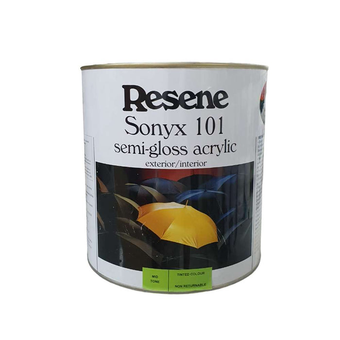 Resene Sonyx 101 Semi Gloss Acrylic Mid Tone 4L