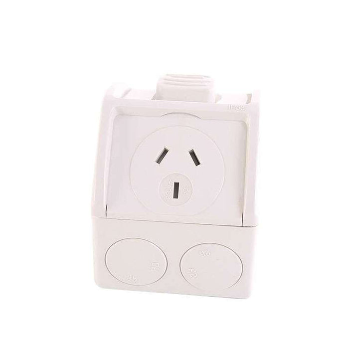 Hepol Weatherproof Single GPO 15A **