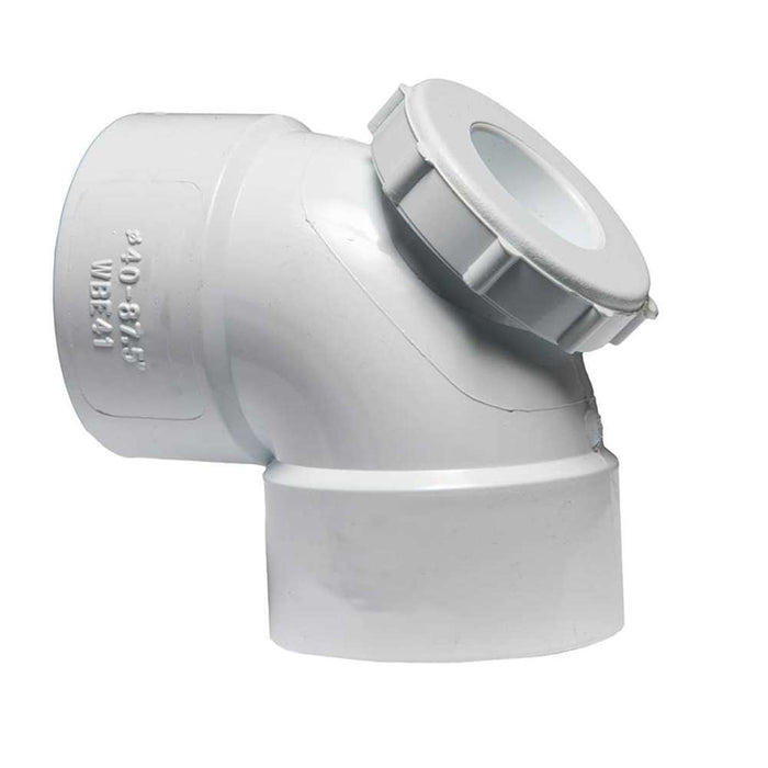 PVC Waste Inspection Bend 40mm x 90D