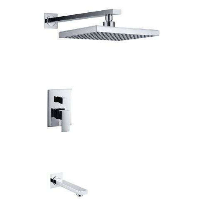 Inox Fabia Rainhead Shower Mixer & Bath Spout CP