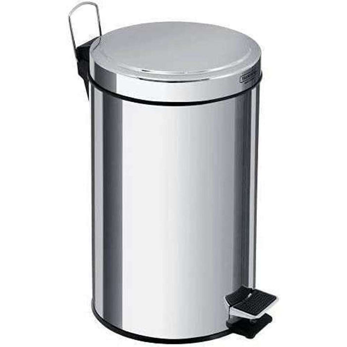Tramontina Stainless Steel Pedal Bin 25.5 x 25.5 x 40cm 12L