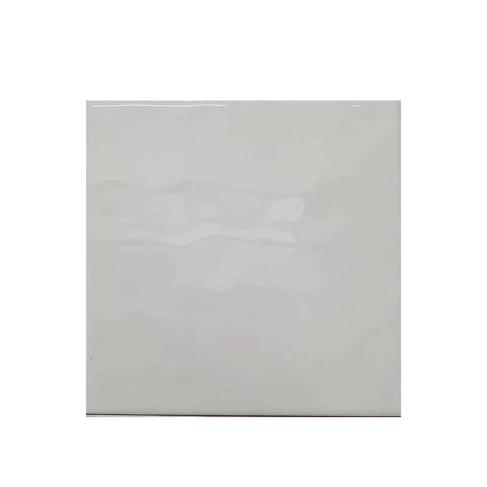 Hallsun Wall Tile 300x200 Ceramic Ripple White Gloss (25pc/1.5sqm Ctn)
