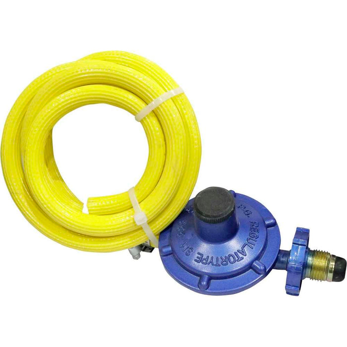 Home Basics Gas Regulator Set - 1.5m Hose with 2 Clip (1)