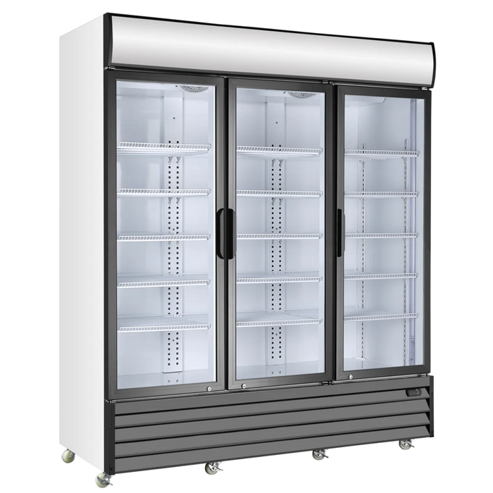 Alpha Commercial Bottle Cooler 3 Door 1600L