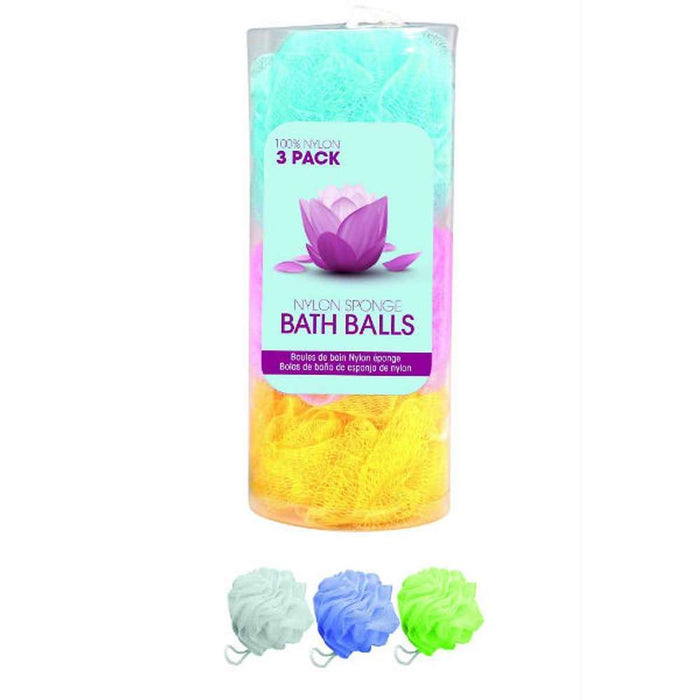 UBL Bath Ball Nylon 3pk