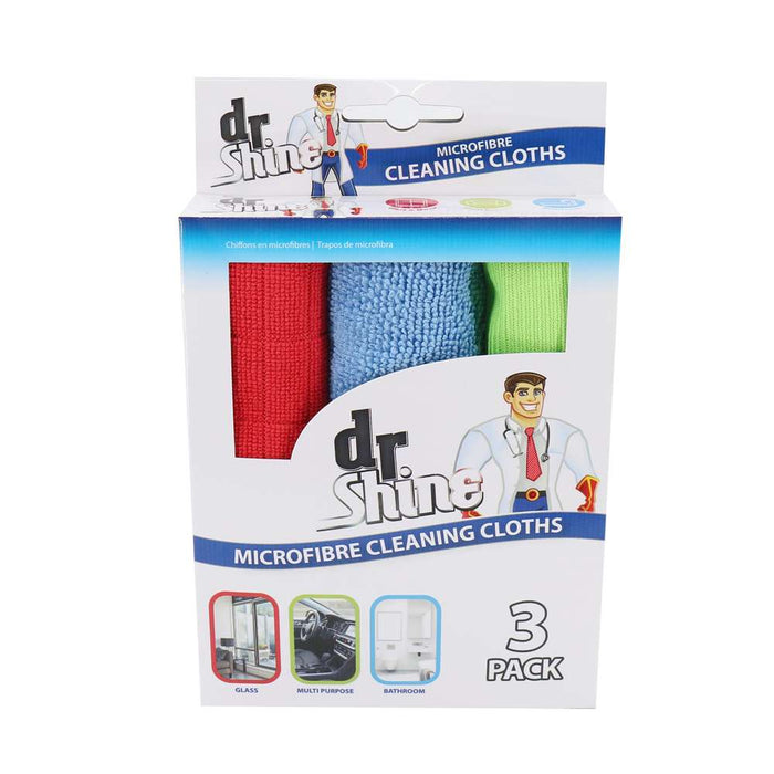 UBL Cleaning Cloth Microfibre 3pk