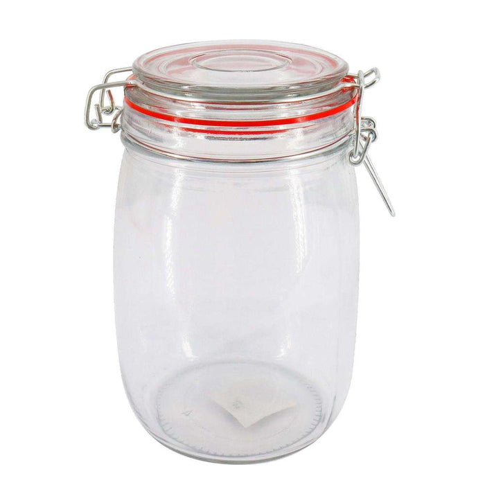 UBL Glass Stor Jar Clip-Lid 1000ml