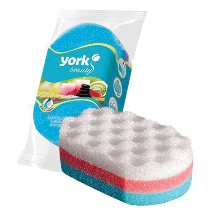 York Massage Sponge Rainbow