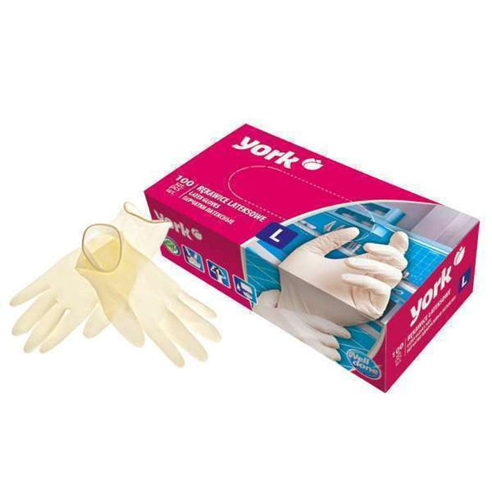 York Latex Gloves Small (100pk)