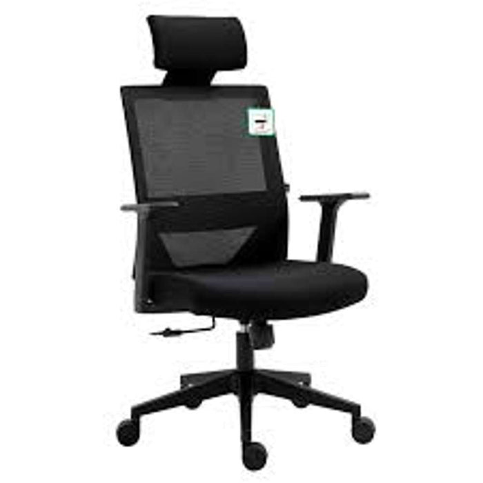 Office Basics High Back Mesh Chair Adjustable HeadRest Nylon Base 150kg Max #YH-918/Hero