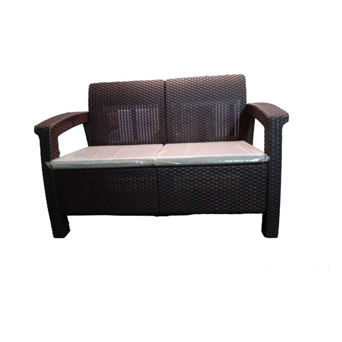 Nilkamal 2 Seater Outdoor Sofa Season Rust Brown