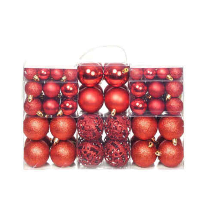 Christmas Decor Balls 100pcs 346cm Gold/Red