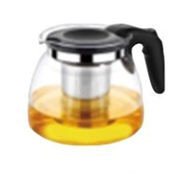Glass Tea Pot with Black Handle 700ml