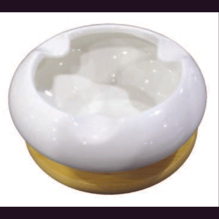 Double Layer Ceramic Bowl with Stand & Drawer