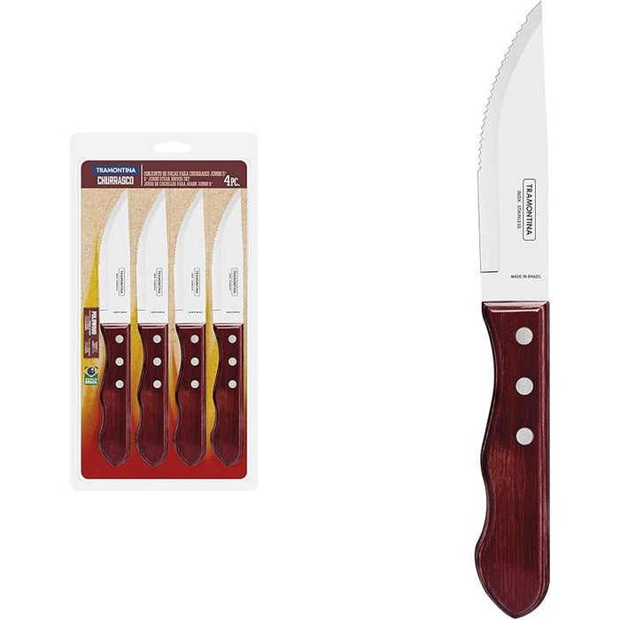 Tramontina Fphila Jumbo Barbecue Knives 4pc Commercial