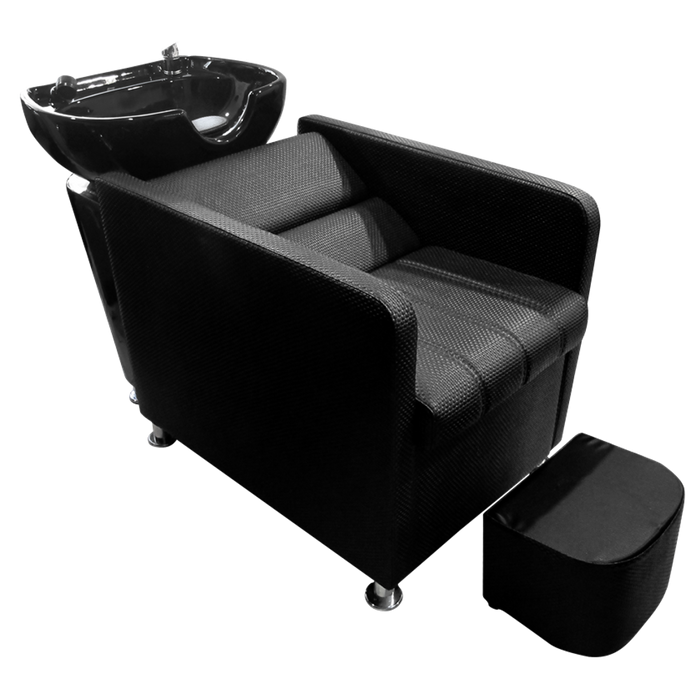 PVC Classic Durable Barber Shampoo Chair with Basin