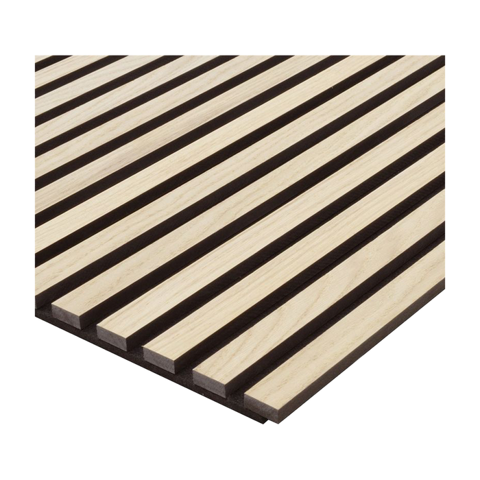 Prime Decorative Acoustic Panel 21 x 600 x 3000mmx 15 Rails Light Oak