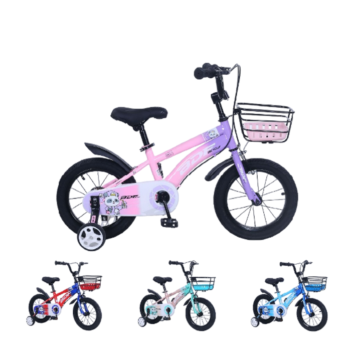 Kids Bicycle BDF-M8 Carbon Steel Frame 14" #Wty: 6M on Frame