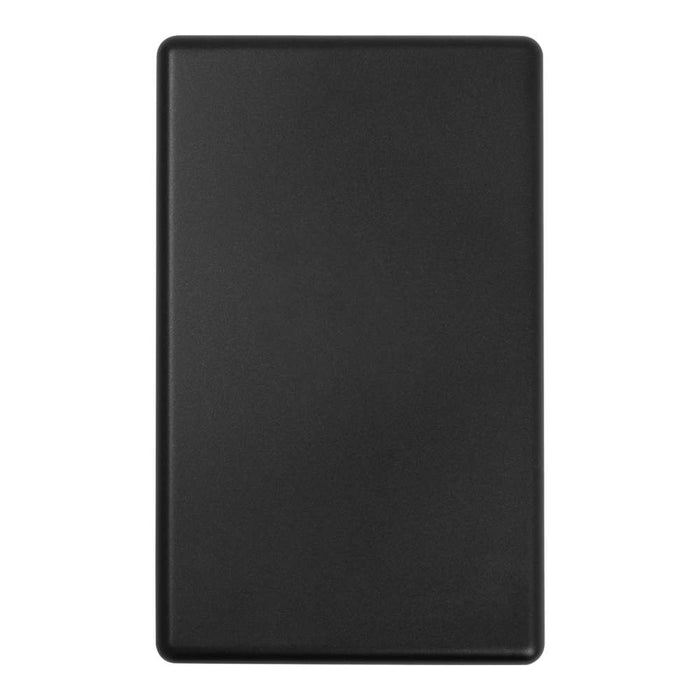 Classic Blank Plate Matt Black