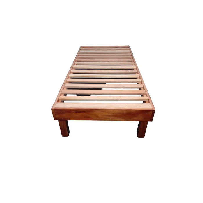 Diamex Single Bed Base Mahogany