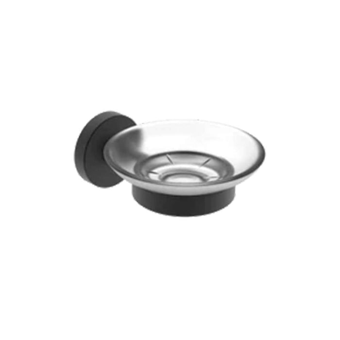 Neptune II Soap Dish Holder Matt Black 106 x 55mm