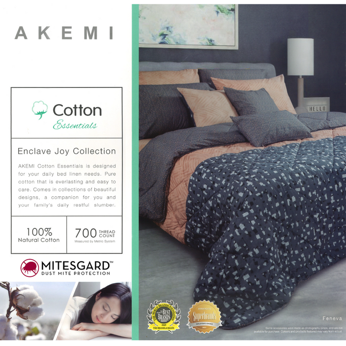 Akemi Enclave Joy Cotton Fitted Sheet Set Double Assorted Colors