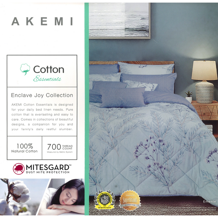 Akemi Enclave Joy Cotton Fitted Sheet Set Double Assorted Colors