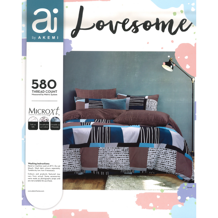 Akemi Ai Microfiber Fitted Sheet Set King Assorted Colors