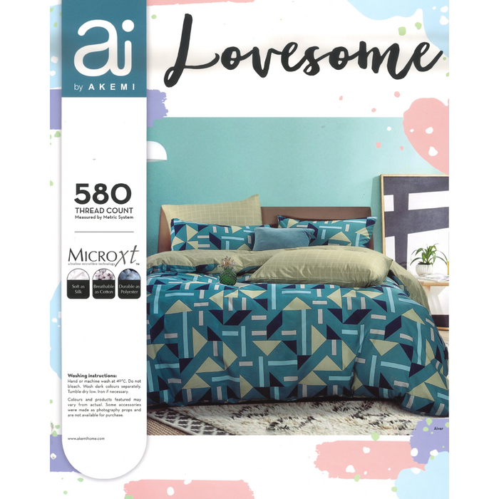 Akemi Ai Microfiber Fitted Sheet Set King Assorted Colors