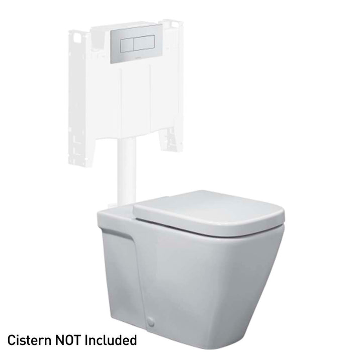 Caroma Cube Wall Faced Pan with Soft Closing Seat