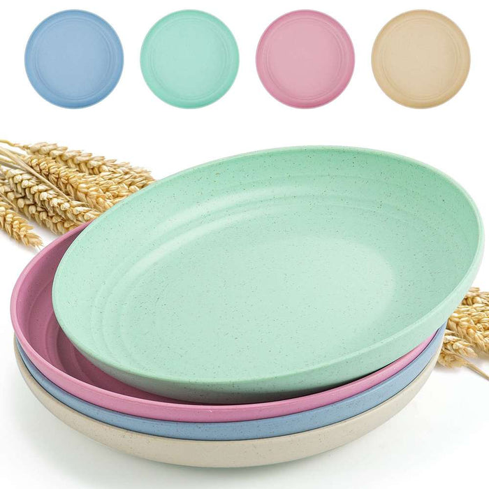 UBL Wheat Straw Plate 19cm #KT0477 Assorted