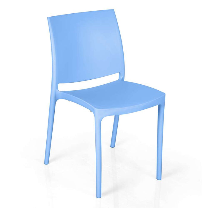 Nilkamal Novella Plastic Chair Soft Blue