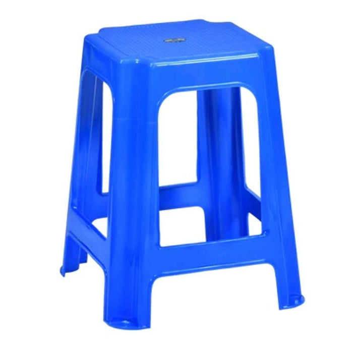 Nilkamal Plastic Stool Dark Blue