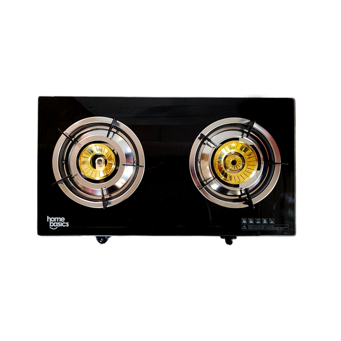 Home Basics Table Top 2B Gas Stove Glass Top 8mm